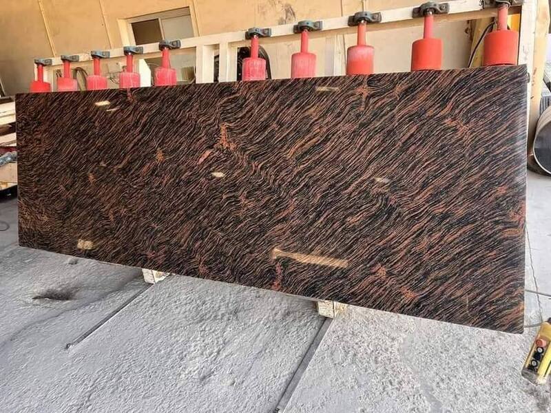 Tiger Skin Granite Polished Slab